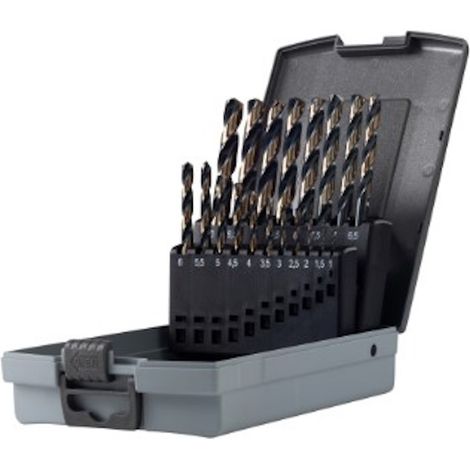 Assortimento serie di punte Dual Performer per metalli - 19 pezzi 1-10x0,5 in scatola ABS (1/2)