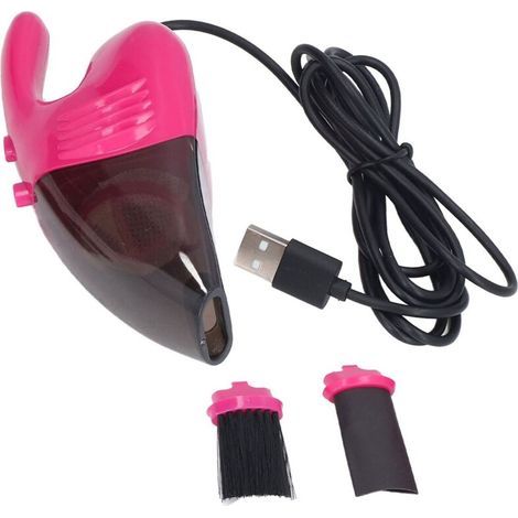 Aspirateur portable USB pour clavier – puissant, silencieux et économique, usage multi-surfaces, design compact et léger (1/5)