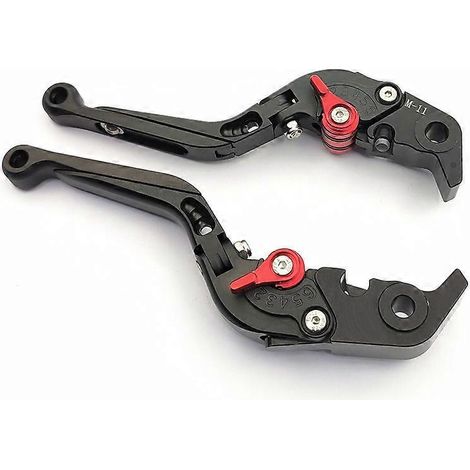Levier de frein, d'embrayage et de klaxon modifié pour guidon de moto KTM 690 Duke 2008-2011 (noir) (1/5)