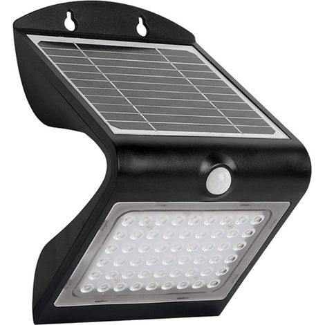 APLIQUE SOLAR LED 4W 4000K IP65 NEGRO -