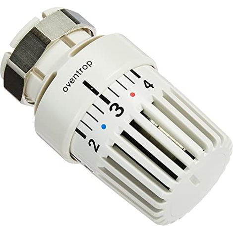 OVENTROP Termostato speciale Uni LV collegamento a morsetto, 7-28 C, 0  1-5, sensore a liquido, bianco, adatto per valvole termostatiche Vaillant, a partire dall'anno di costruzione 1981, 1616001 (1/4)