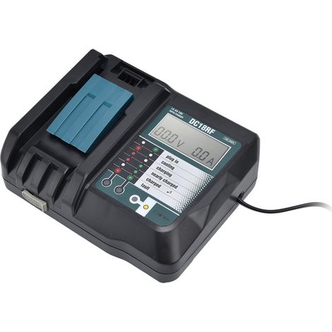 Chargeur de batterie Li-Ion USB, protections multiples, pratique et antirouille, compatible DC18RA, 100-240V UE (1/5)