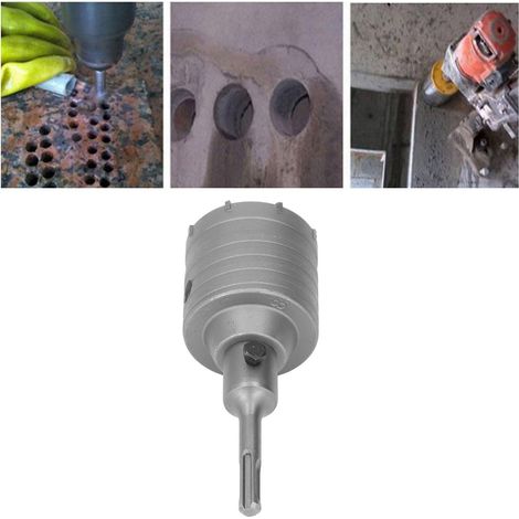 Coffret de 3 forets à percussion, arrache-trous pour murs, arrache-trous en carbure pour béton, coffret en aluminium (1/5)