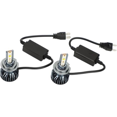 Fari LED Auto 3 Colori 6500K 4500K 3000K, Impermeabili, con Ventilatore, per Veicoli DC12-24V (H7) (1/3)
