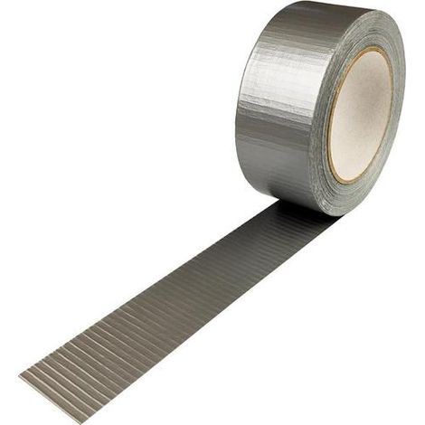 Gewebeband Breite 48mm Länge 50m PE-beschichtet silberfarben TRANSPAK