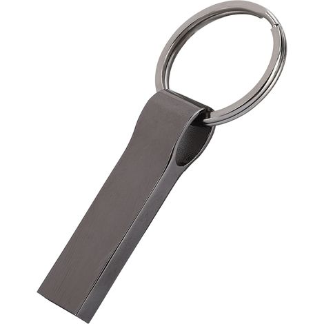 Mini Clé USB Métallique Argent 128Go Haute Vitesse Disque Flash Portable (1/5)