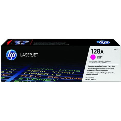 HP 128A Magenta Original LaserJet Toner Cartridge Cartuccia Toner 1 pz