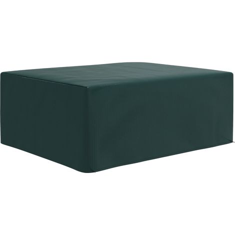 Copertura protettiva impermeabile per mobili da giardino in PE verde scuro 235 x 190 x 90 cm (1/5)