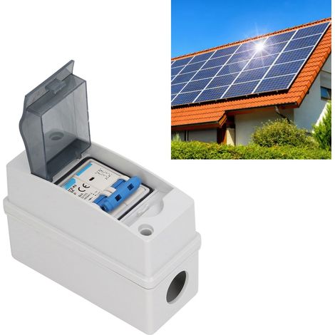 BAOYI BOB7Z-63 63A Interrupteur sectionneur étanche CC photovoltaïque 1000 V avec boîtier de distribution étanche IP65, disjoncteur miniature pour systèmes de production d'énergie solaire photovoltaïq (1/5)