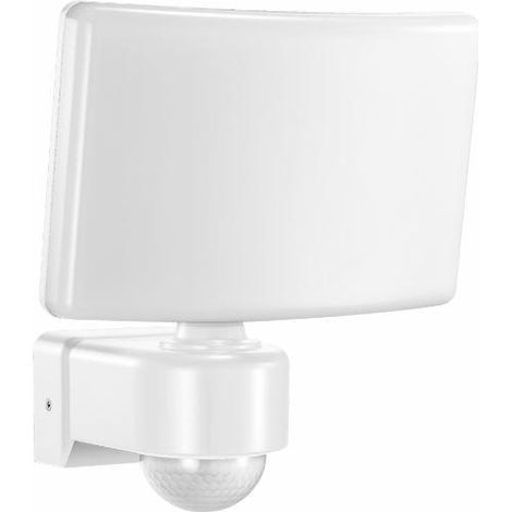 Faro da giardino a LED PIR TOS da 30W, temperatura colore 4000K, luce bianca.