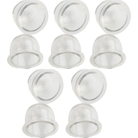 Packung mit 10 Kraftstoffpumpen-Ansaugpumpen für Kettensägen, Laubbläser, Freischneider, Vergaser, Außendurchmesser 19 mm/22 mm, 19-mm-Vergaser-Ansaugpumpe (1/4)