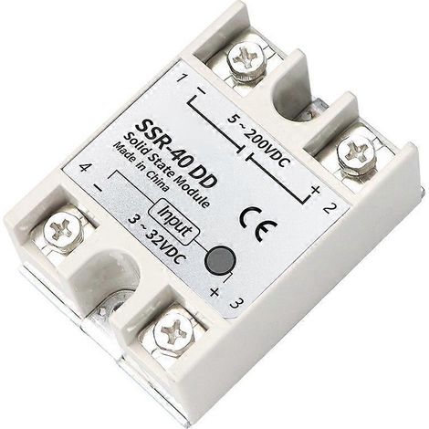 Halbleiterrelais aus reinem Rotkupfer mit intelligentem Chip, stabiler Leistung und hoher Sicherheit, SSR 40DD