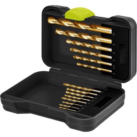Jeu de forets à bois Jeu de 15 forets dans un coffret robuste, jeu pour le montage de meubles, travaux de bricolage - pointe de centrage pour plus de précision, différents diamètres -77847 (1/5)