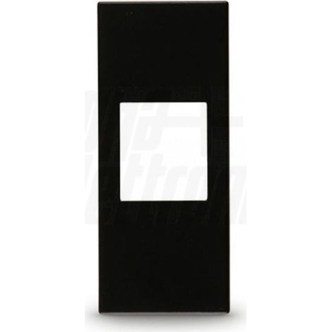 Adattatore keystone compatibile con vimar linea alpha elettronica 1 modulo nero - 96-800-11