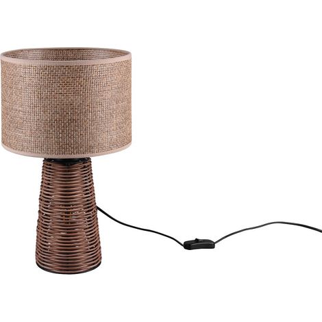 Lampe design, Lampe de table en rotin et jute STRAW Rotin en Rotin, TRIO (1/5)