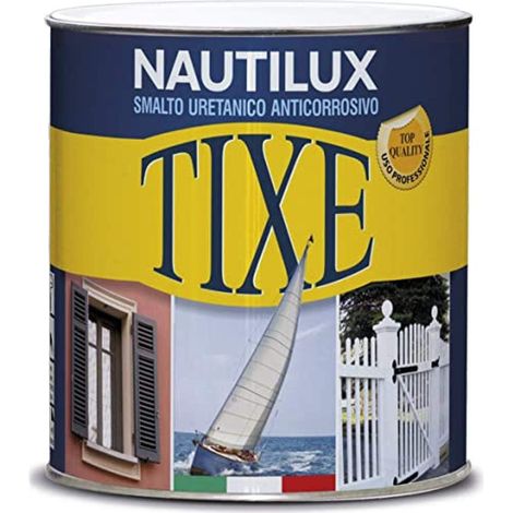 TIXE NAUTILUX Smalto Uretanico Anticorrosivo – Alta Resistenza per Legno, Metallo e Plastica, Finitura Superiore, BIANCO LUCIDO 750 ML (1/5)