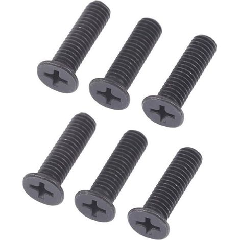 Lot de 6 vis filetées à gauche pour adaptateur de tige de mandrin, compatible avec les tailles M5 et M6 (M5 x 25 mm) (1/5)