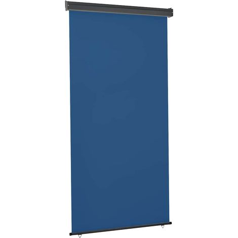 vidaXL Balcony Side Awning 125x250 cm Blue (1/5)