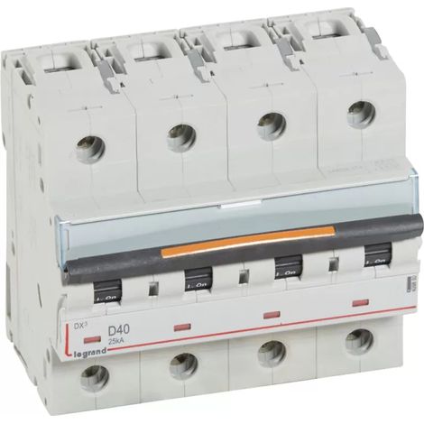 Legrand 409850 dx≥ Leistungsschalter – Schraube/Schraube – 4p/400 V/40 A/25 Ka (1/2)