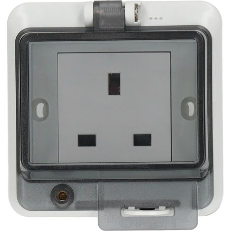 Prise étanche IP66 conforme aux normes britanniques, antidéflagrante, robuste et résistante aux chocs, 250 V, 13 A (1/5)