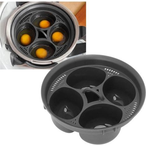 EGGS Thermomix Steamer for up to 4 Eggs – Poached Eggs – Accessory for Thermomix Vorwerk TM7 TM5 TM31 TM6 (1/4)