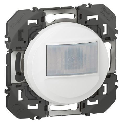 Legrand – Détecteur de mouvement mural Dooxie sans neutre 100W LED – Compatible avec boîtes 40mm – Pour couloirs et escaliers (1/5)