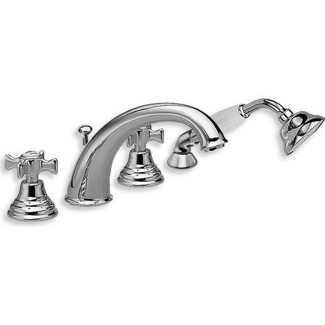 BAIN/DOUCHE CHAMBORD 4 TROUS SUR GORGE VIEUX BRONZE - CRISTINA ONDYNA CH10492 (1/3)