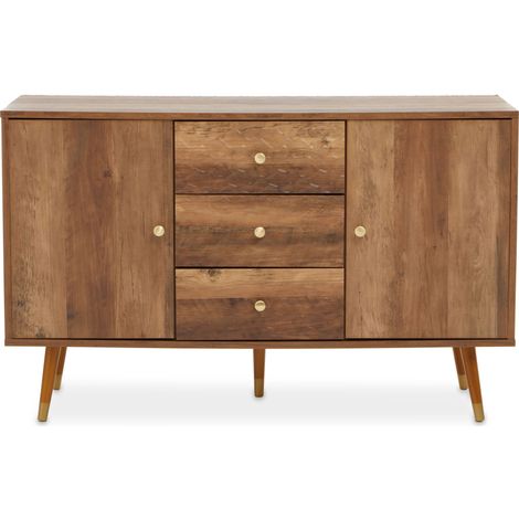 Interiors by Premier Functional Sideboard, Intricate Detailing Two Door Sideboard, Sturdy And Durable Industrial Sideboard (1/5)