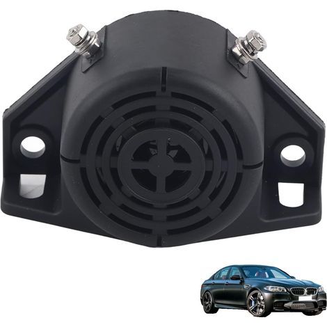 Klaxon, Avertisseur Sonore de Recul 12V 24V, Alarme étanche ABS (1/5)