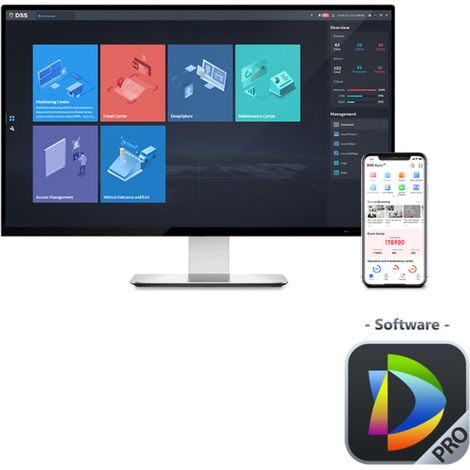 DSSEXP8-PRO-VIDEO - DSS Express 8 DSS Pro 8 Video-Lizenz-Upgrade