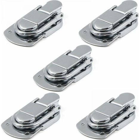 YMYNY 5pcs Stainless Steel Toggle Latch for Gift Box, Drawer, Cabinet, Medical Kit, Toolbox