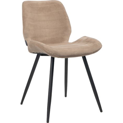 Naber Stuhl Step 1V, Gestell schwarz, Bezug taupe (1/5)