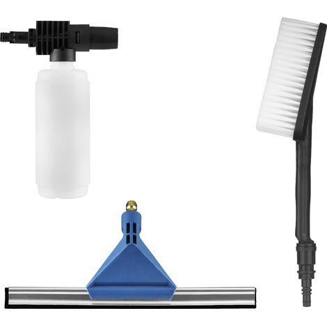 Kit di pulizia 3 pezzi: bottiglia spray + spazzola lunga + spatola per pavimenti BLACK+DECKER BZOSBSK3-XJ (1/6)