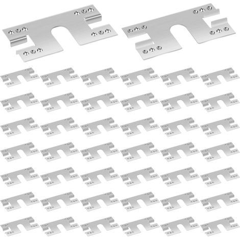 50 Pièces Joint de Feuille Conductrice de Terre PV pour Panneau Solaire en Acier Inoxydable 28 x 50 mm Disque de Terre Photovoltaïque Clip de Mise à la Terre (1/5)