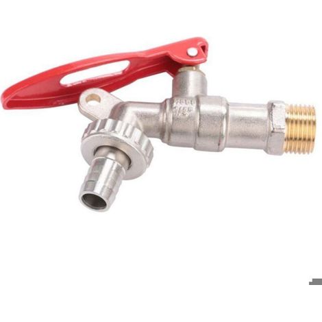 Robinet Verrouillable - Laiton - Filetage 1/2 Pouces - Pour Jardin Extérieur Cuisine - 1 Pièce (1/5)