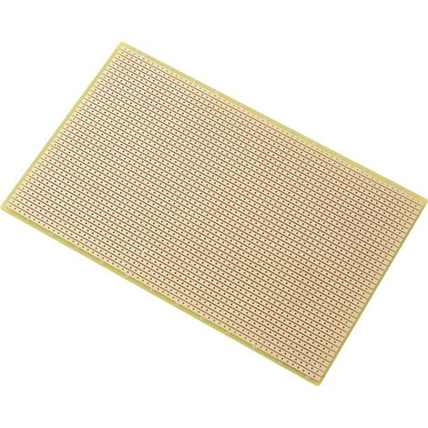 Platine Euro TRU COMPONENTS SU527427 Epoxy (L x l) 16 cm x 10 cm 35 µm Pas 2.54 mm Contenu 1 pc(s) (1/3)