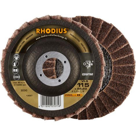Disque à lamelles non tissé Rhodius VLS 10 pièces
