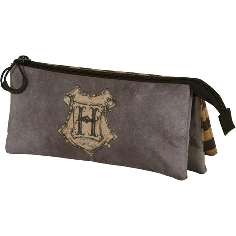 Astuccio Harry Potter Squares-Astuccio Triplo FAN 2.0 Marrone hogwarts