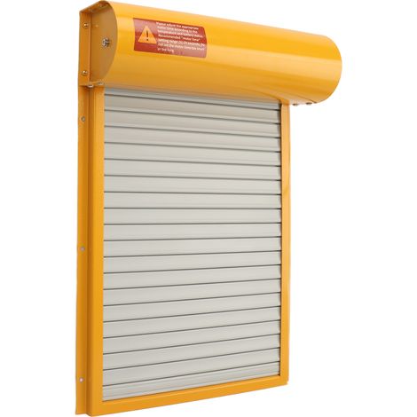 Ouvre-porte automatique pour poulailler, alimenté par piles, avec minuterie et affichage LED, couleur jaune. (1/5)