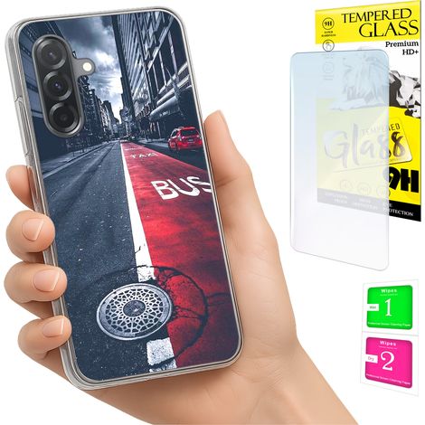 Custodia per Samsung Galaxy A36 / A56, cover fotografica, cover posteriore + vetro 9H (1/5)