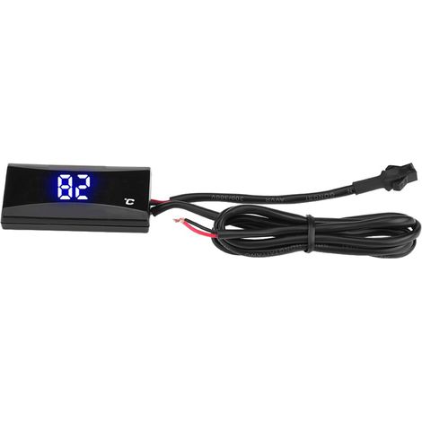 Digitales Motorradthermometer, Wassertemperaturanzeige mit blauer Hintergrundbeleuchtung (1/5)