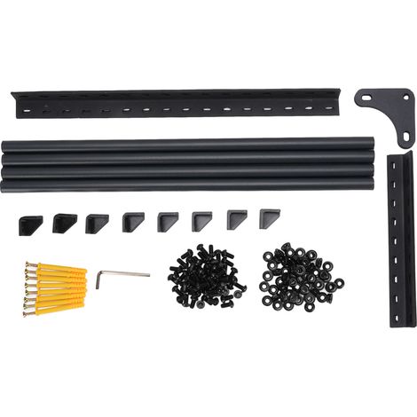 Étagère murale de rangement pour bobines de filament imprimante 3D en alliage d'aluminium organisateur consommables pour bobines diamètre 200mm (1/5)