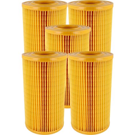 vhbw 5x Filtro plisado reemplaza Allaway VCF/211ALL, 5412810285969 para aspiradora - naranja (1/4)