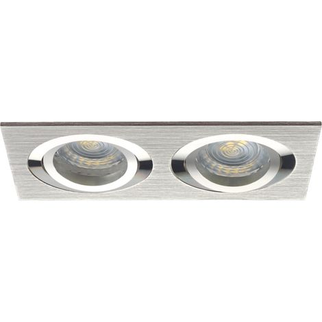 Kanlux SEIDY 18282 faretto incasso 2 luci cromo 12V (1/5)