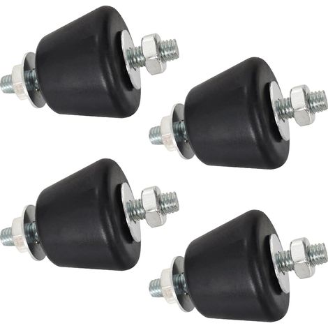 Amortisseur de climatiseur, silentbloc conique M8 pour climatiseur, pied anti-vibration, amortisseur anti-vibration de climatiseur, 4 pièces (1/5)