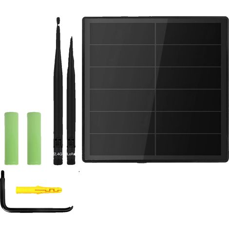 Nodo Solar LoRa, batería de 6000 mAh, compatibilidad con exteriores, certificación EU-RAK y 2 baterías. (1/2)