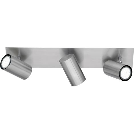 Deckenstrahler MARLEY Silber 3-flammig, Breite 48cm