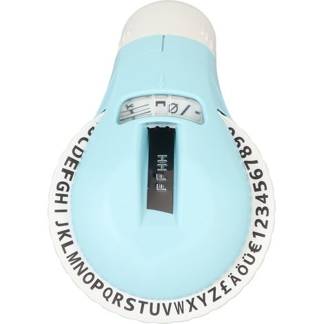 Bleu - Étiqueteuse à embosser 47 caractères 600dpi, facile à utiliser pour bricolage, scrapbooking et DIY. (1/5)