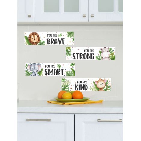 Stickers muraux pour la décoration intérieure : papier peint en PVC imperméable, résistant à l'huile, autocollant et amovible. (1/5)