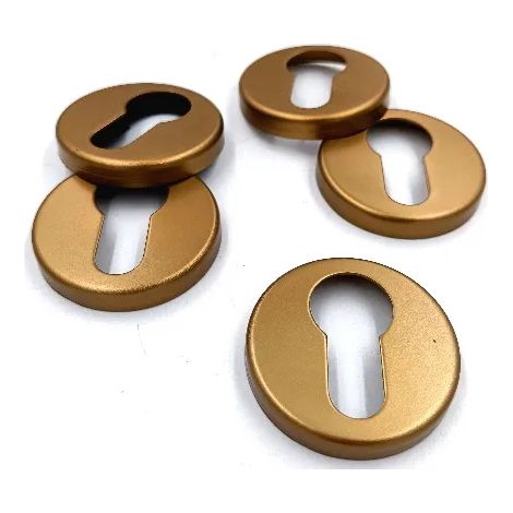 BOCCHETTA GPB TONDA YALE ALLUMINIO BRONZATO (1/3)
